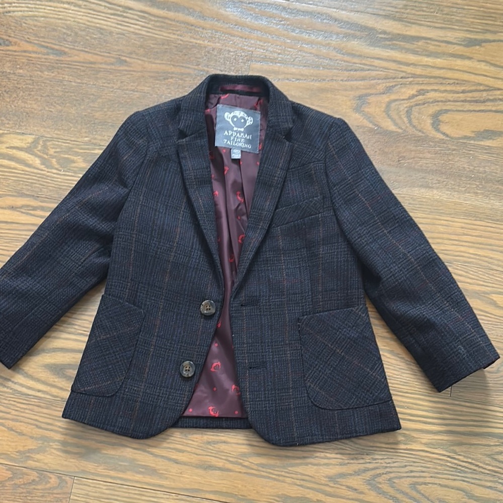 Children's Plaid Blazer